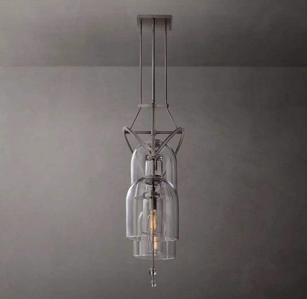 Blown Glass Balance Chandelier
