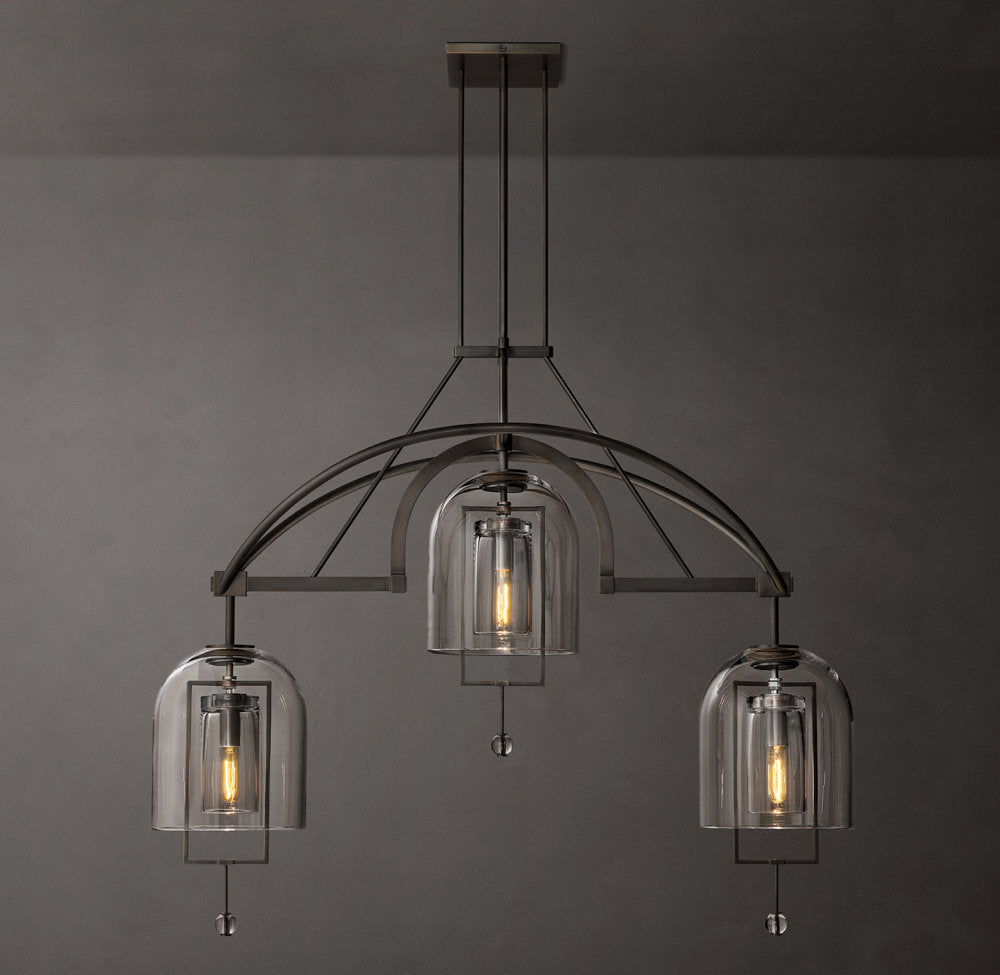 Blown Glass Balance Chandelier