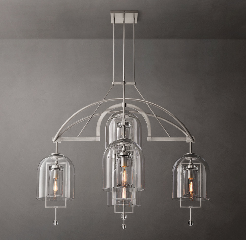 Blown Glass Balance Chandelier