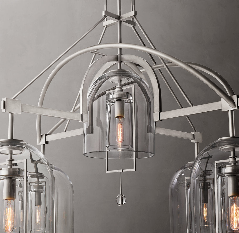 Blown Glass Balance Chandelier