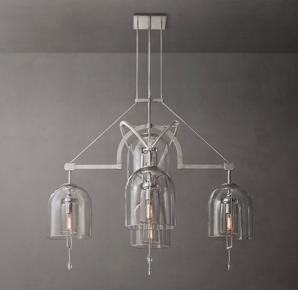 Blown Glass Balance Chandelier