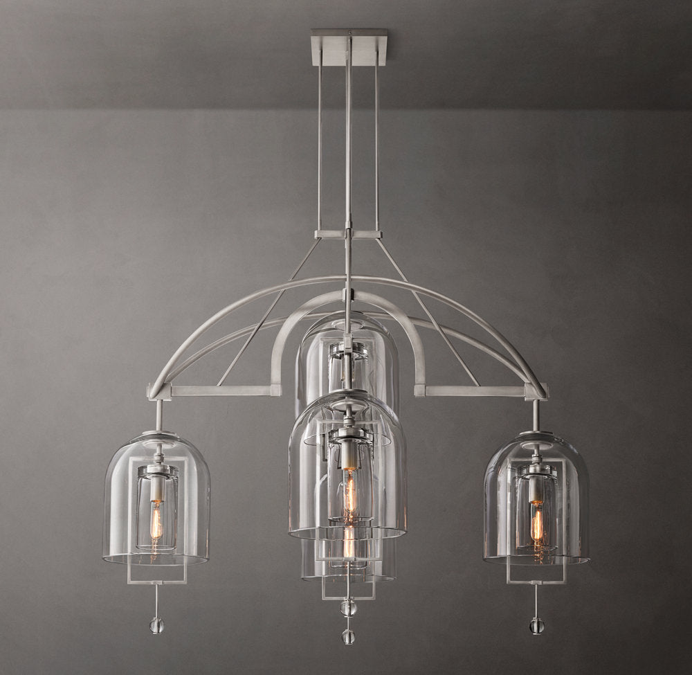Blown Glass Balance Chandelier