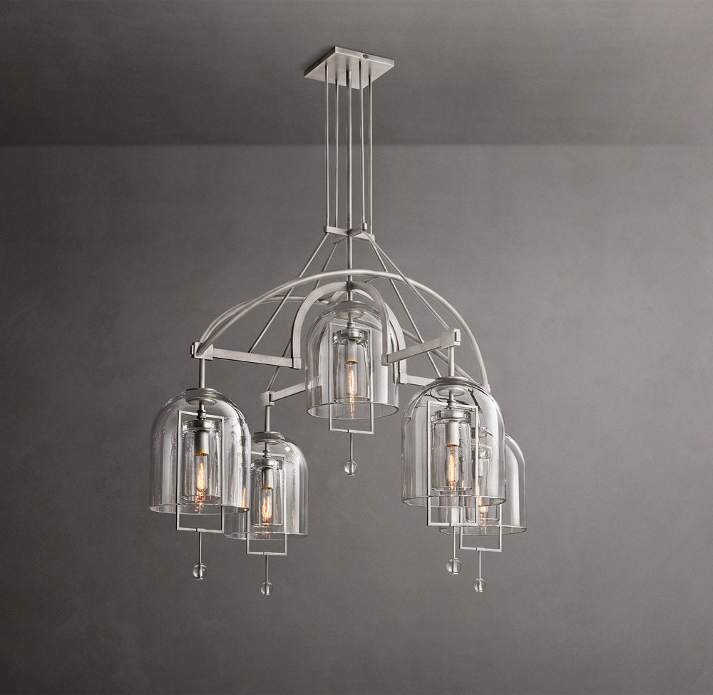 Blown Glass Balance Chandelier