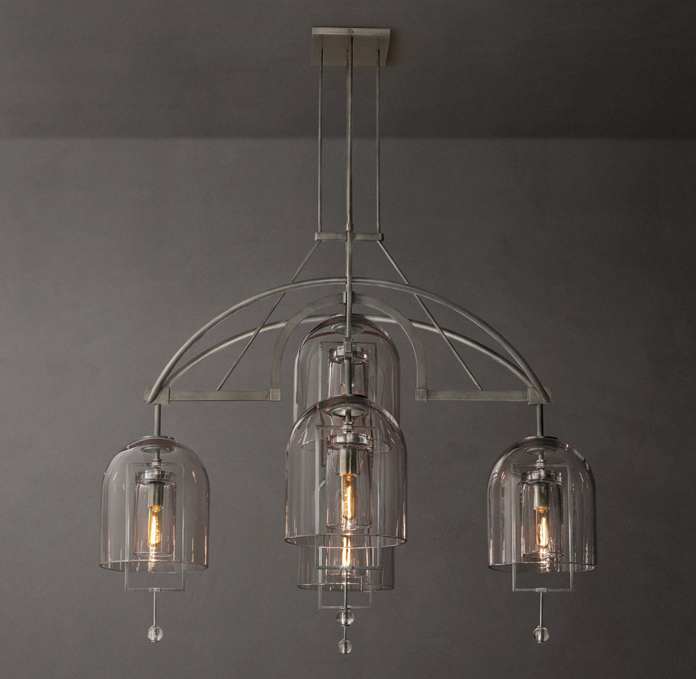 Blown Glass Balance Chandelier