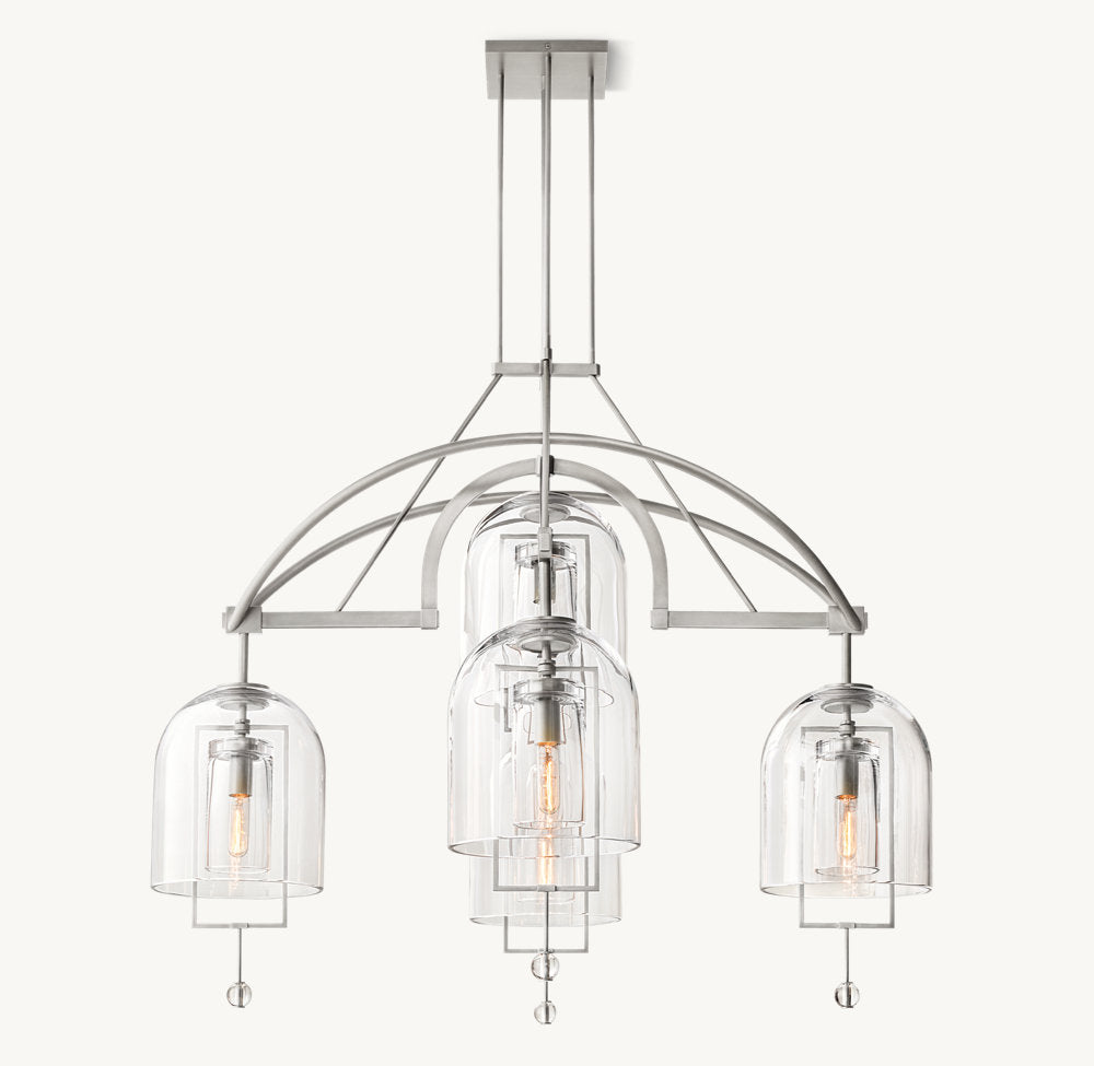 Blown Glass Balance Chandelier