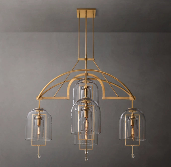 Blown Glass Balance Chandelier