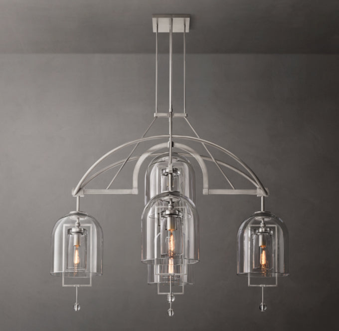 Blown Glass Balance Chandelier