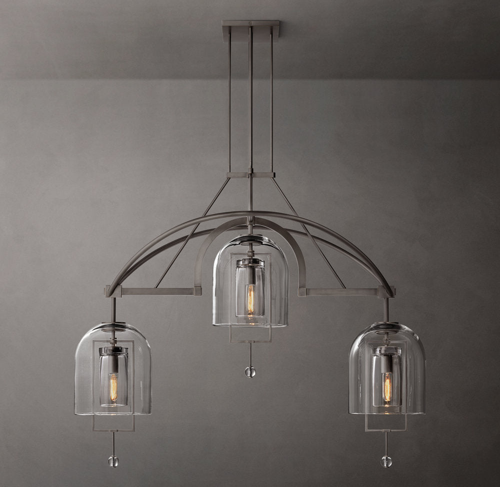 Blown Glass Balance Chandelier