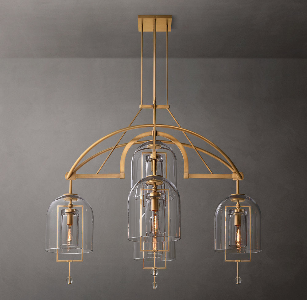 Blown Glass Balance Chandelier