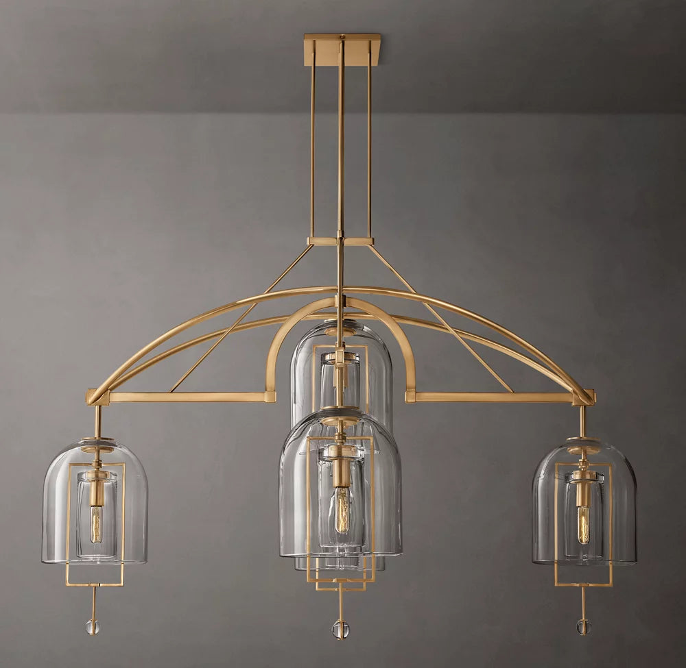 Blown Glass Balance Chandelier