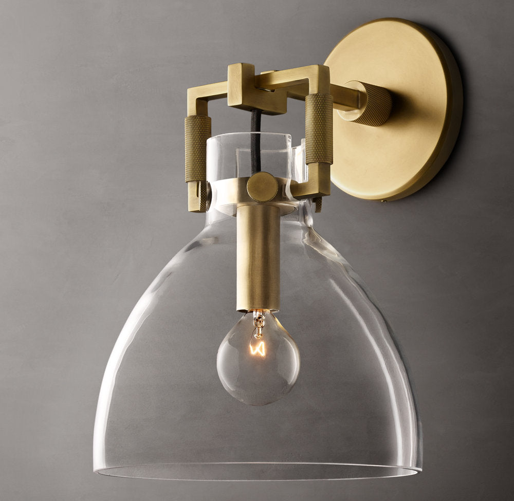 Blown Glass Workshop Wall Light