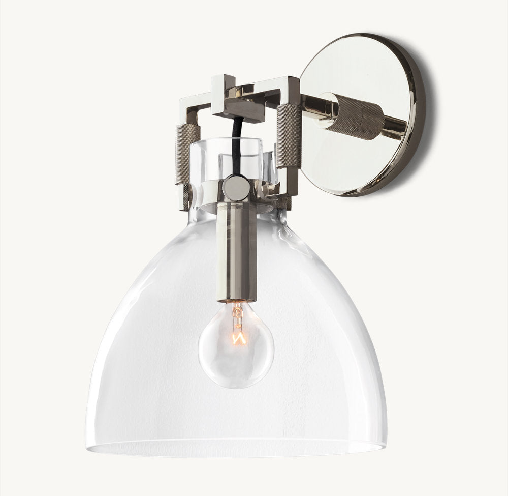 Blown Glass Workshop Wall Light