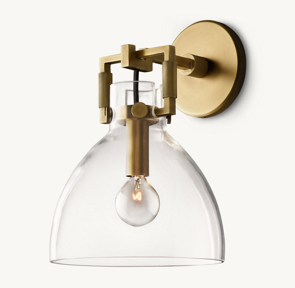 Blown Glass Workshop Wall Light