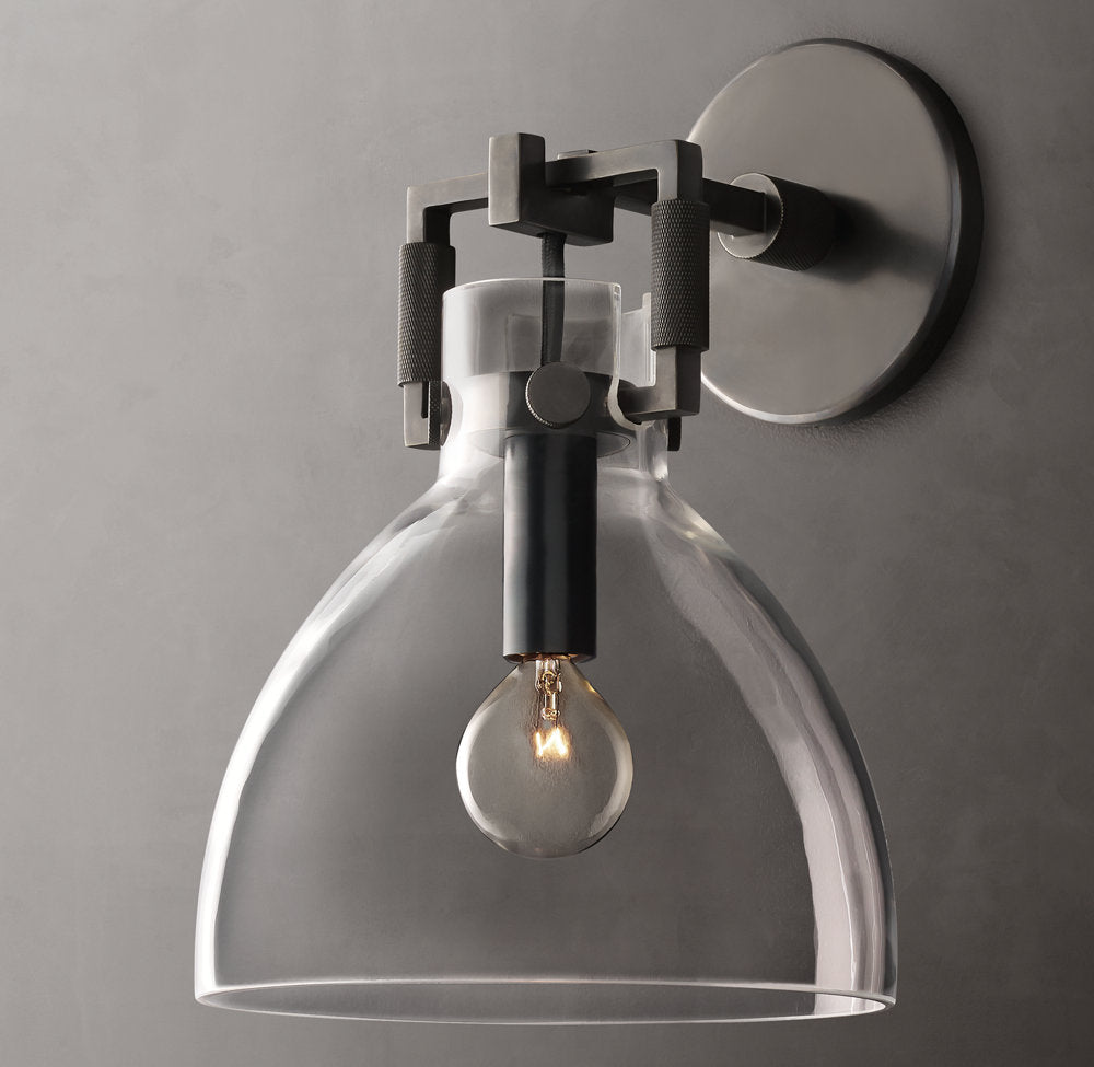 Blown Glass Workshop Wall Light