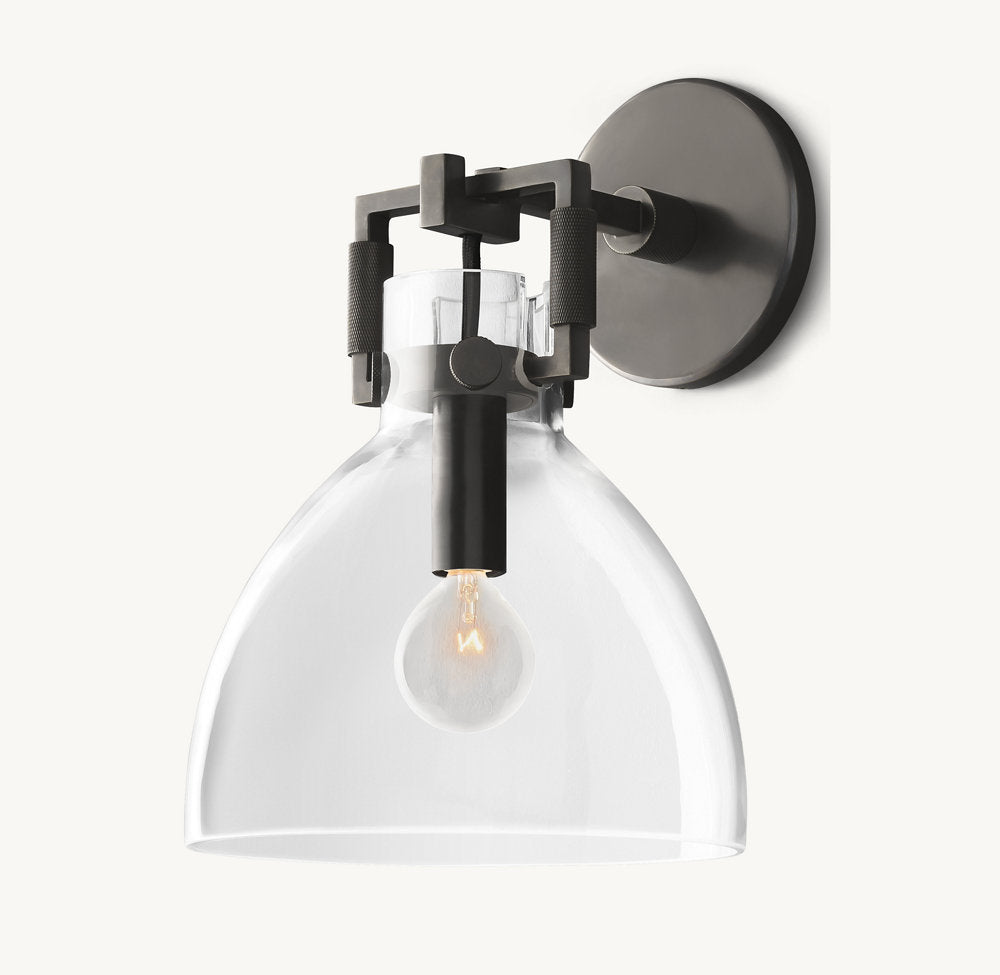 Blown Glass Workshop Wall Light