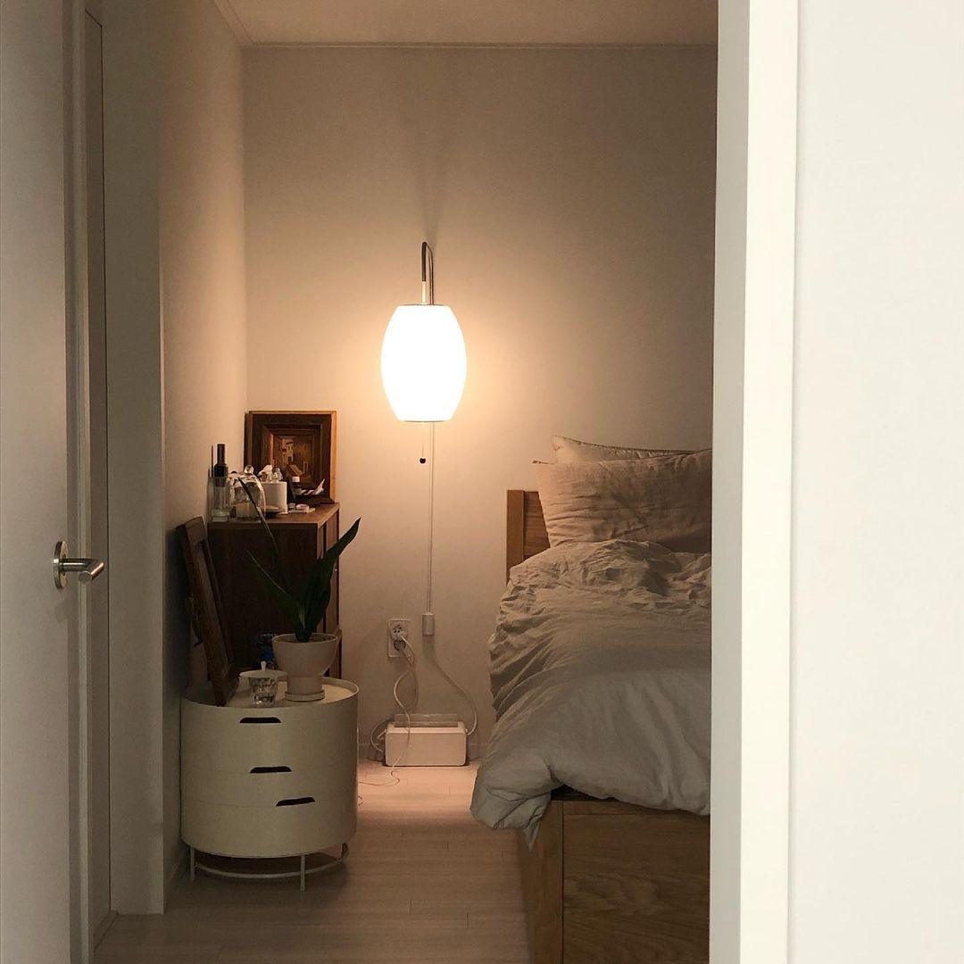 Bubble Ball Adjustable Wall Sconce / Dia 30cm x H 28cm Set of 2 / White & Walnut / AU Plug
