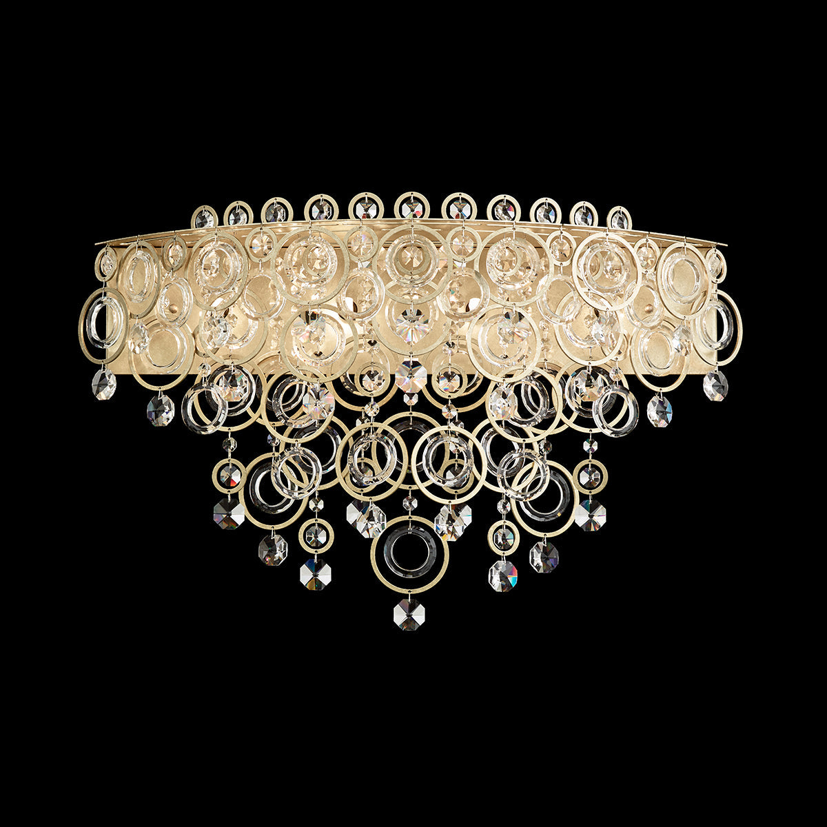 Circulus Crystal Vanity Wall Light / Heirloom Gold