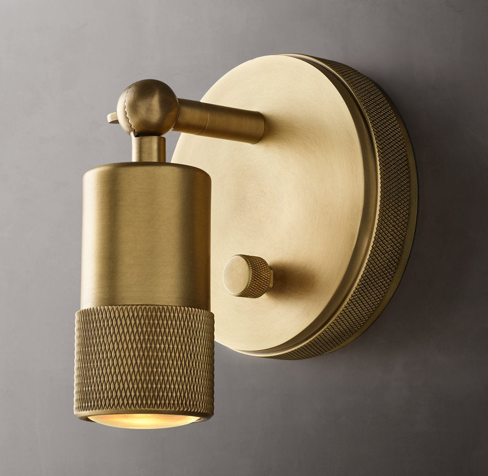 Compact Articulated LED Task Sconce