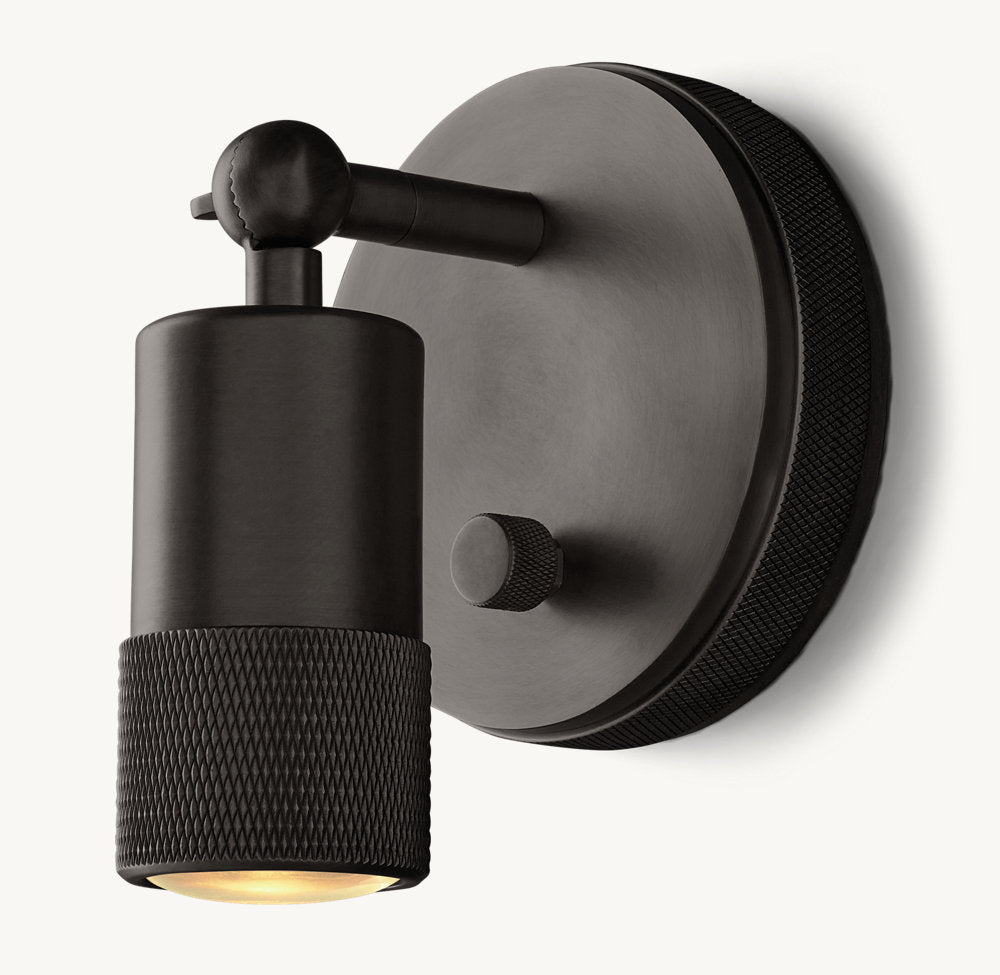 Compact Articulated LED Task Sconce