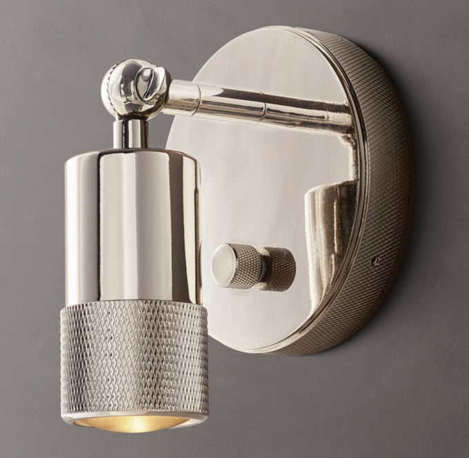 Compact Articulated LED Task Sconce