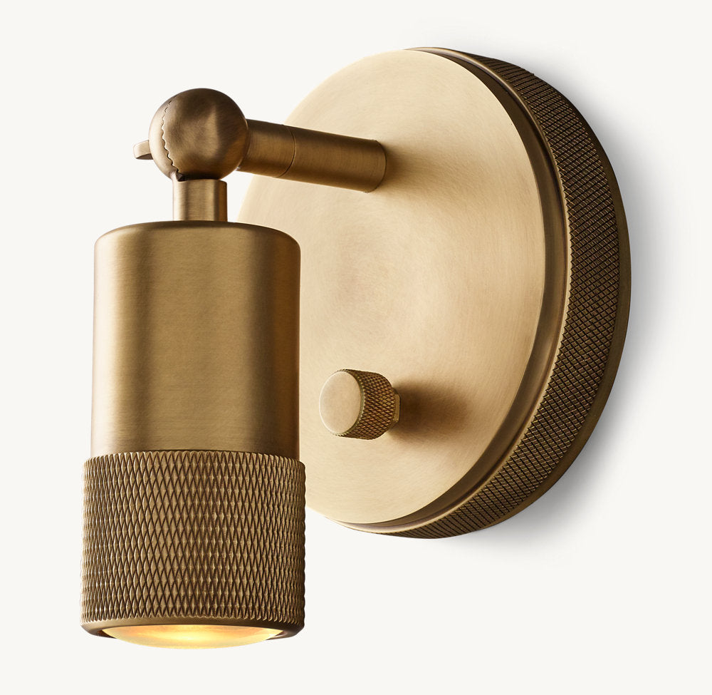 Compact Articulated LED Task Sconce