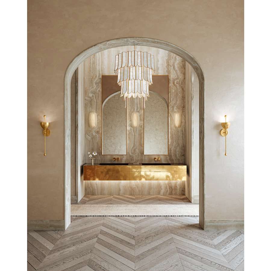 Corbett Lighting Azzurra 15" Tall Wall Sconce