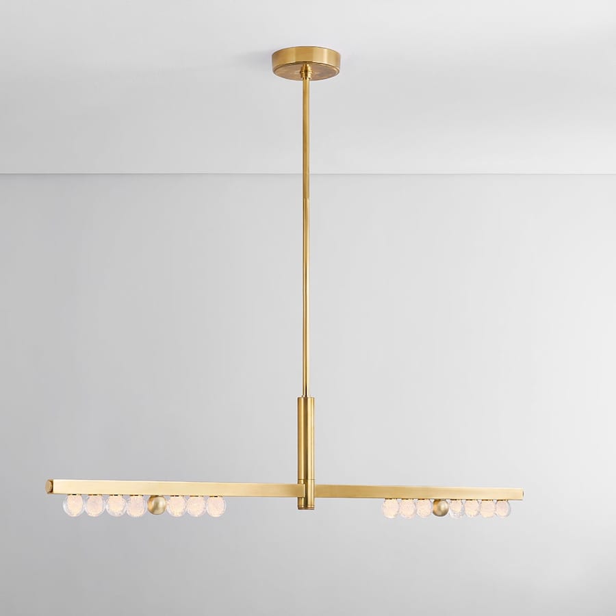 Corbett Lighting Annecy 50" Wide Linear Chandelier