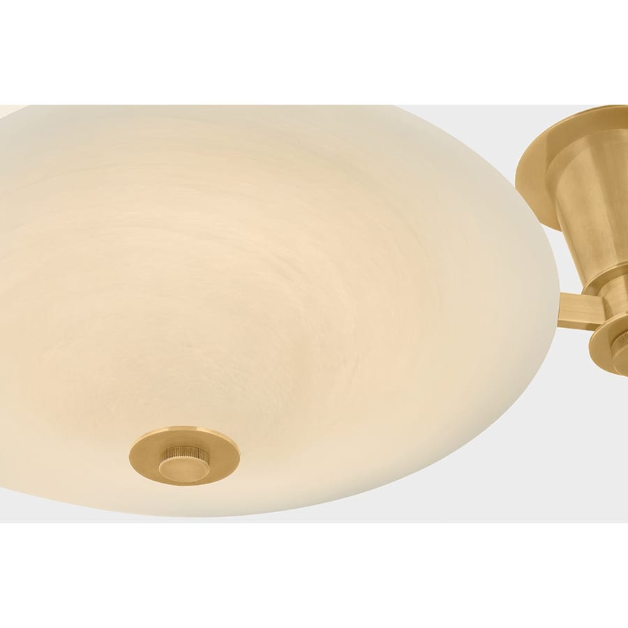 Corbett Lighting Cologne 45" Wide LED Semi-Flush Ceiling Fixture with Cloud Glass Shades