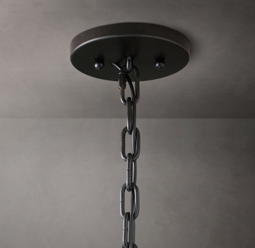 Crystal Prism Gallery Ring Chandelier