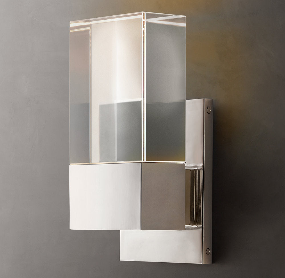Crystal Shield Outdoor LED Sconce