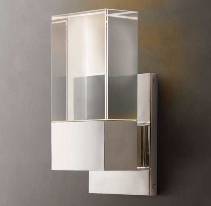 Crystal Shield Outdoor LED Sconce