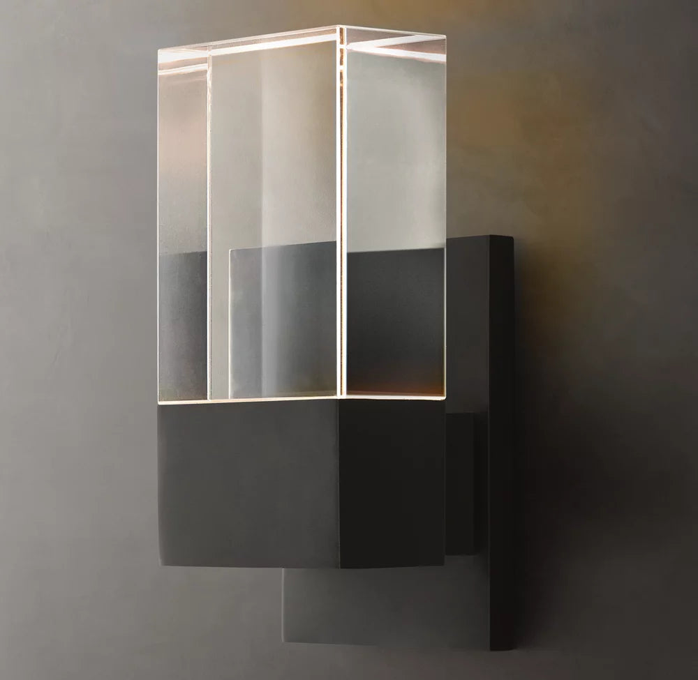 Crystal Shield Outdoor LED Sconce
