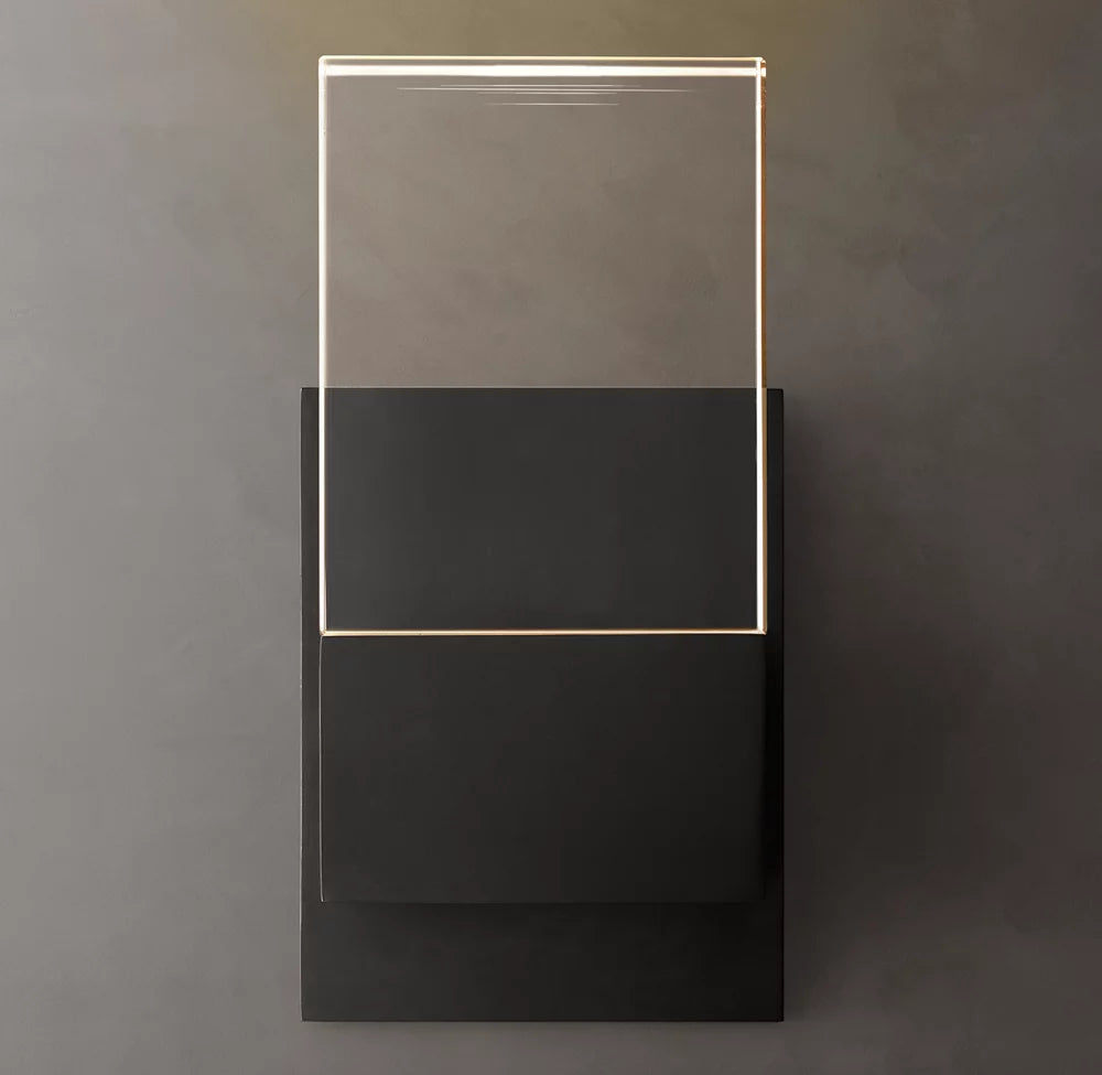 Crystal Shield Outdoor LED Sconce