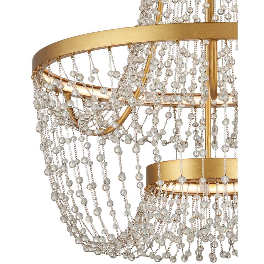 Currey and Company Mademoiselle 22" Wide Semi-Flush Ceiling Fixture
