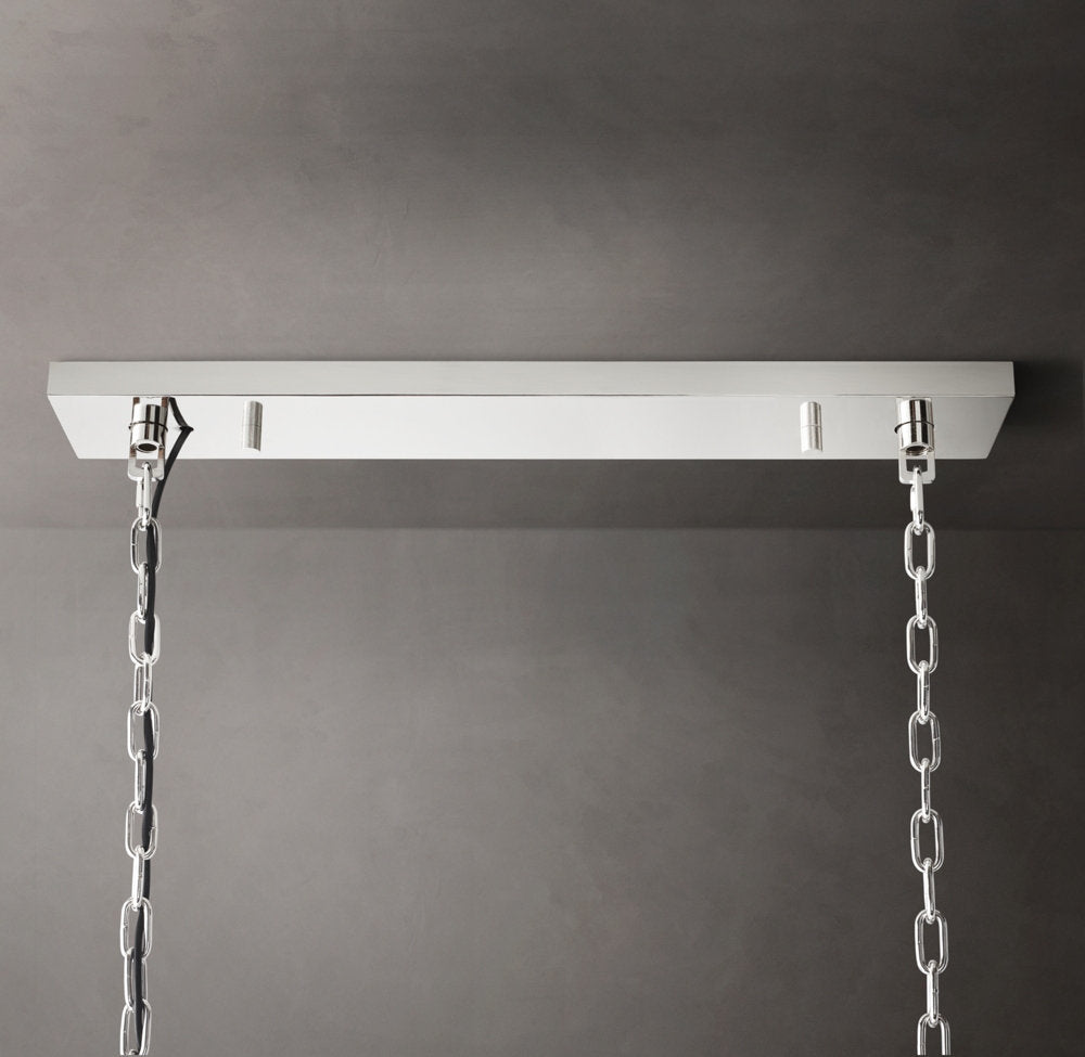 Deco Rectangular Prism Gallery Chandelier