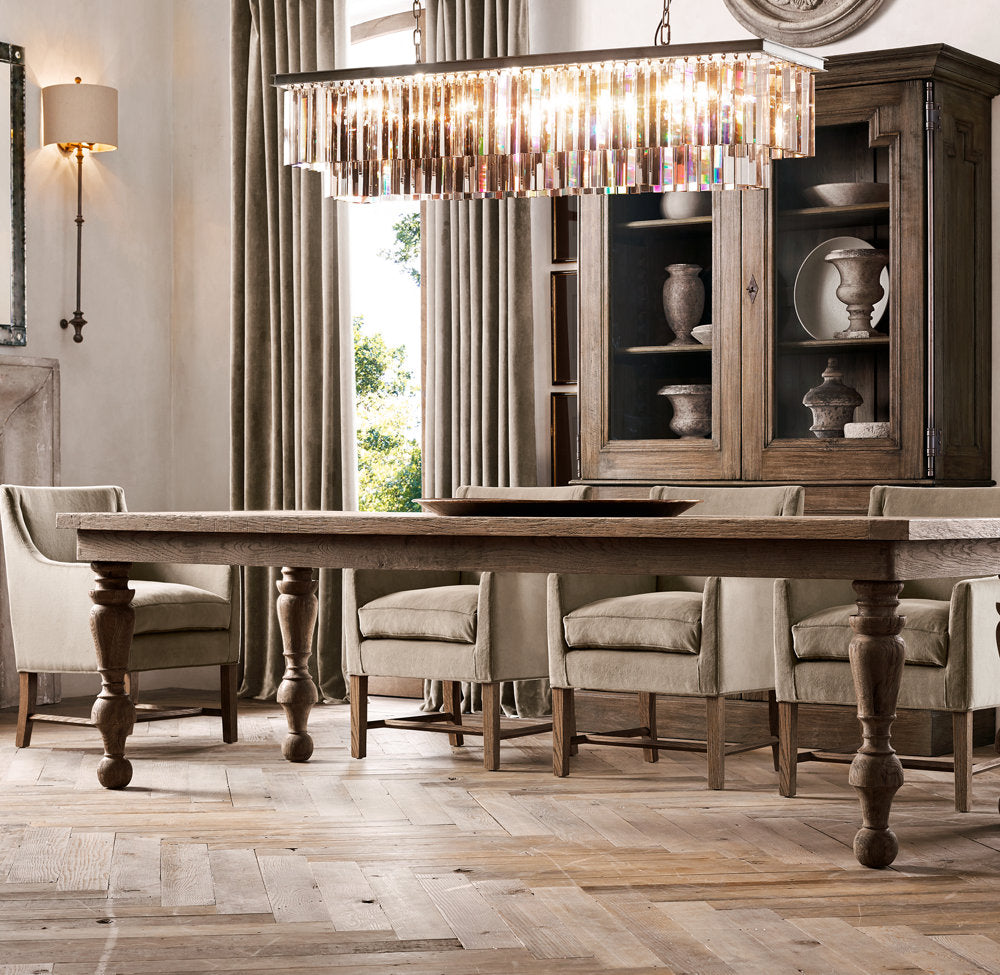 Deco Rectangular Prism Gallery Chandelier