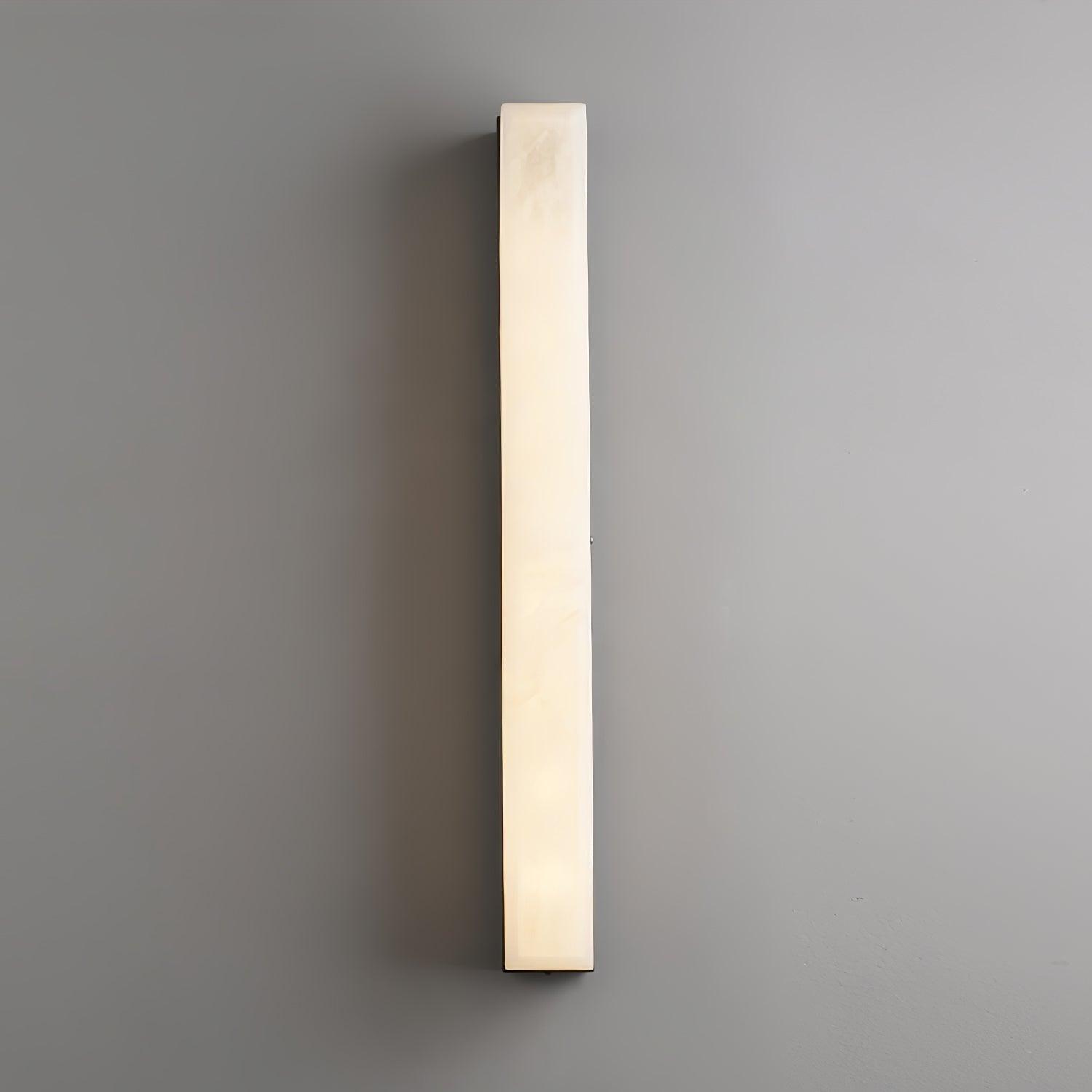Emerson Linear Alabaster LED Wall Light / ∅ 2.4″ x H 31.5″ / Dia 6cm x H 80cm Set of 2 / Black & White / Cool Light
