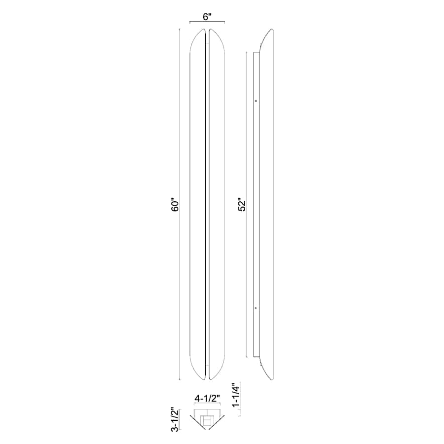Eurofase Lighting Inntra 60" Tall Wall Sconce