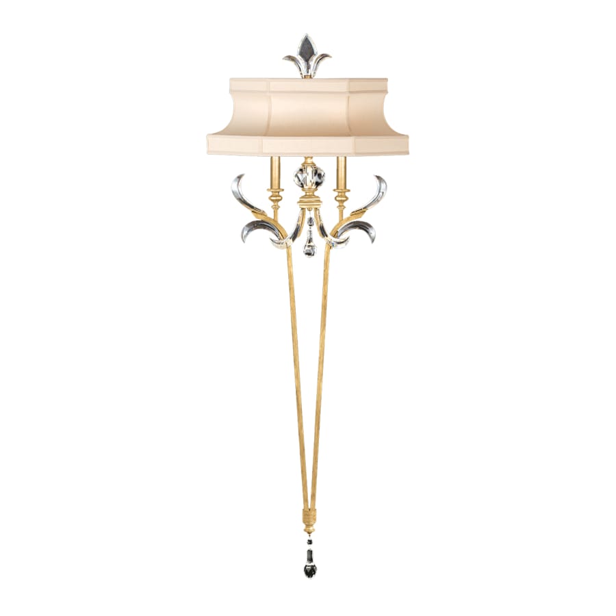 Fine Art Handcrafted Lighting Beveled Arcs 2 Light 66" Tall Wall Sconce