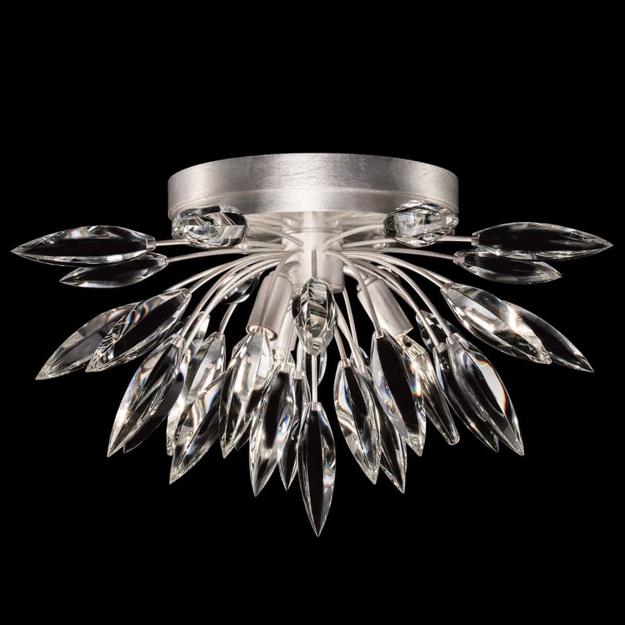 Fine Art Handcrafted Lighting Lily Buds 3 Light 18-1/2" Wide Flush Mount Ceiling Fixture