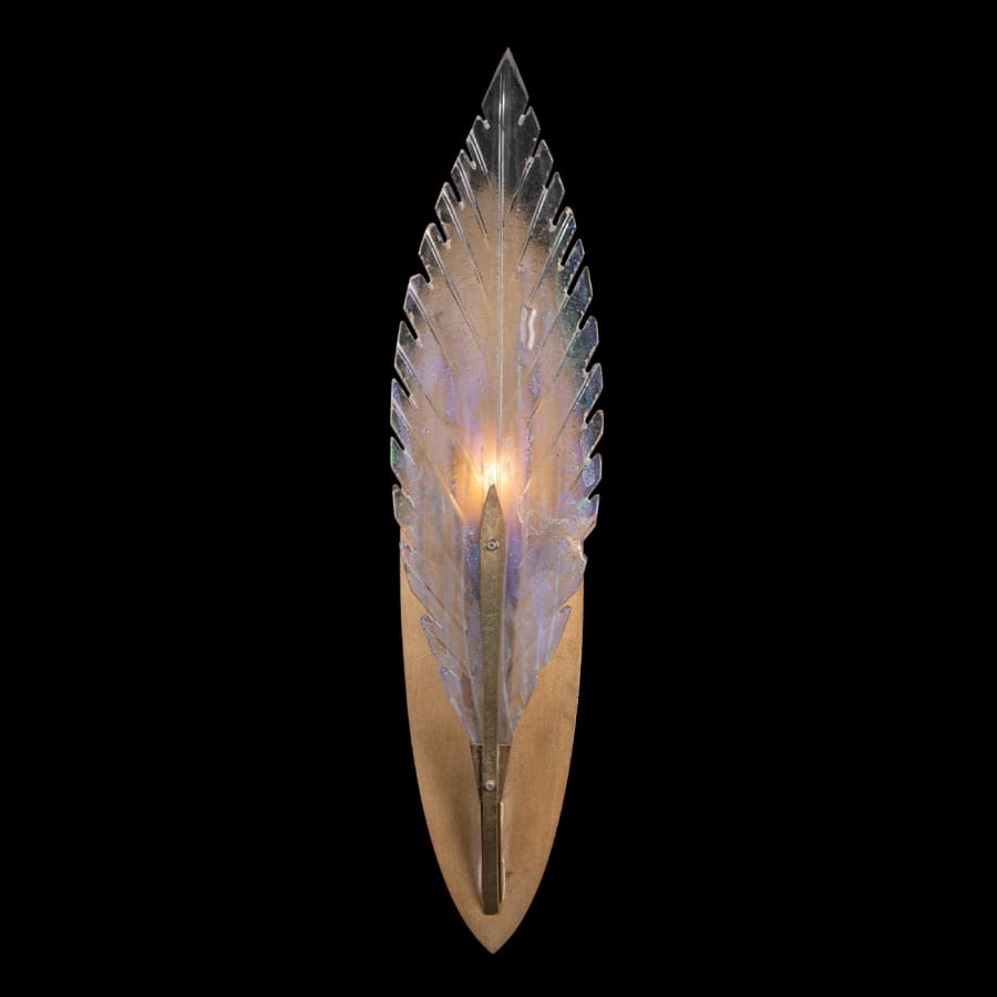 Fine Art Handcrafted Lighting Plume 22" Tall Wall Sconce