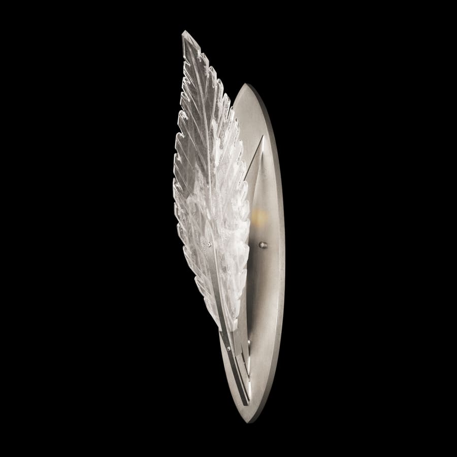 Fine Art Handcrafted Lighting Plume 22" Tall Wall Sconce