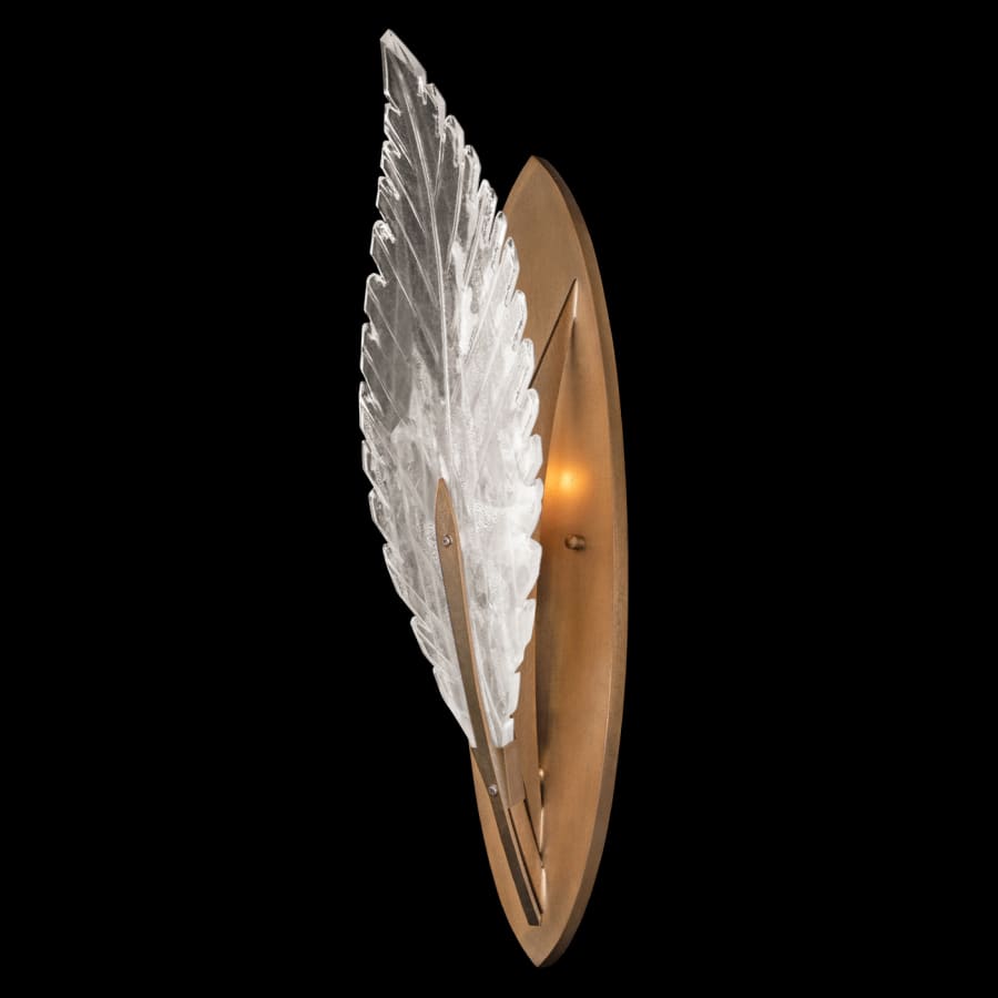 Fine Art Handcrafted Lighting Plume 22" Tall Wall Sconce