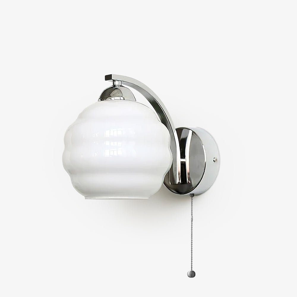 Gatsby Opal Globe Art Deco Wall Light