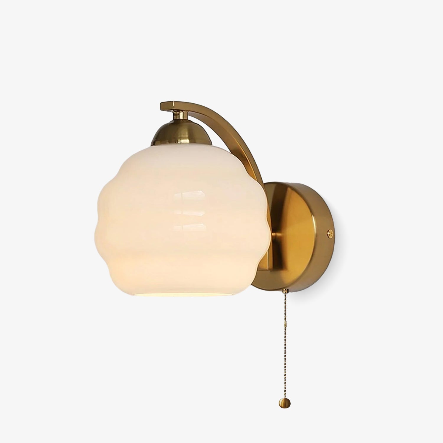 Gatsby Opal Globe Art Deco Wall Light