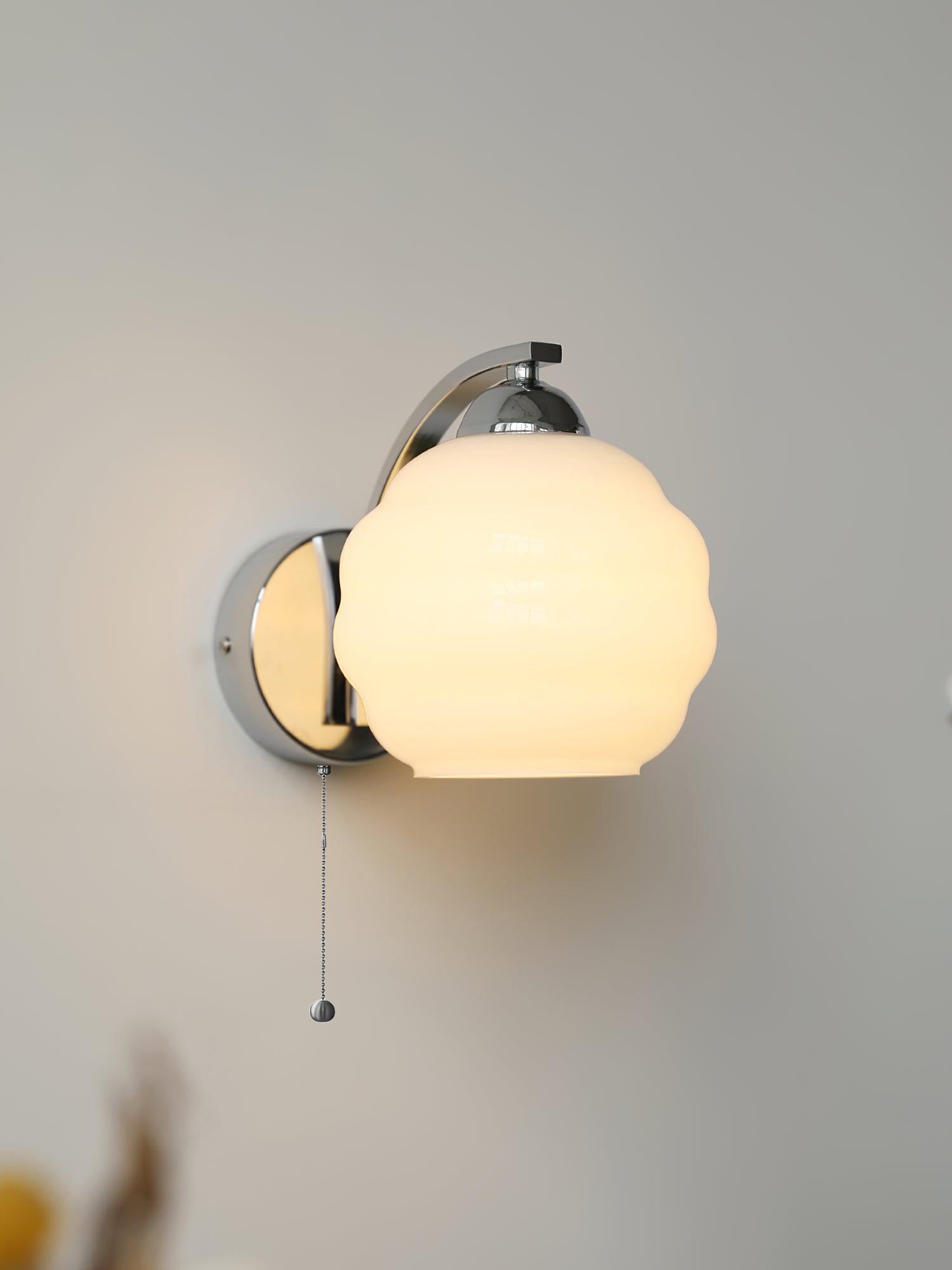 Gatsby Opal Globe Art Deco Wall Light