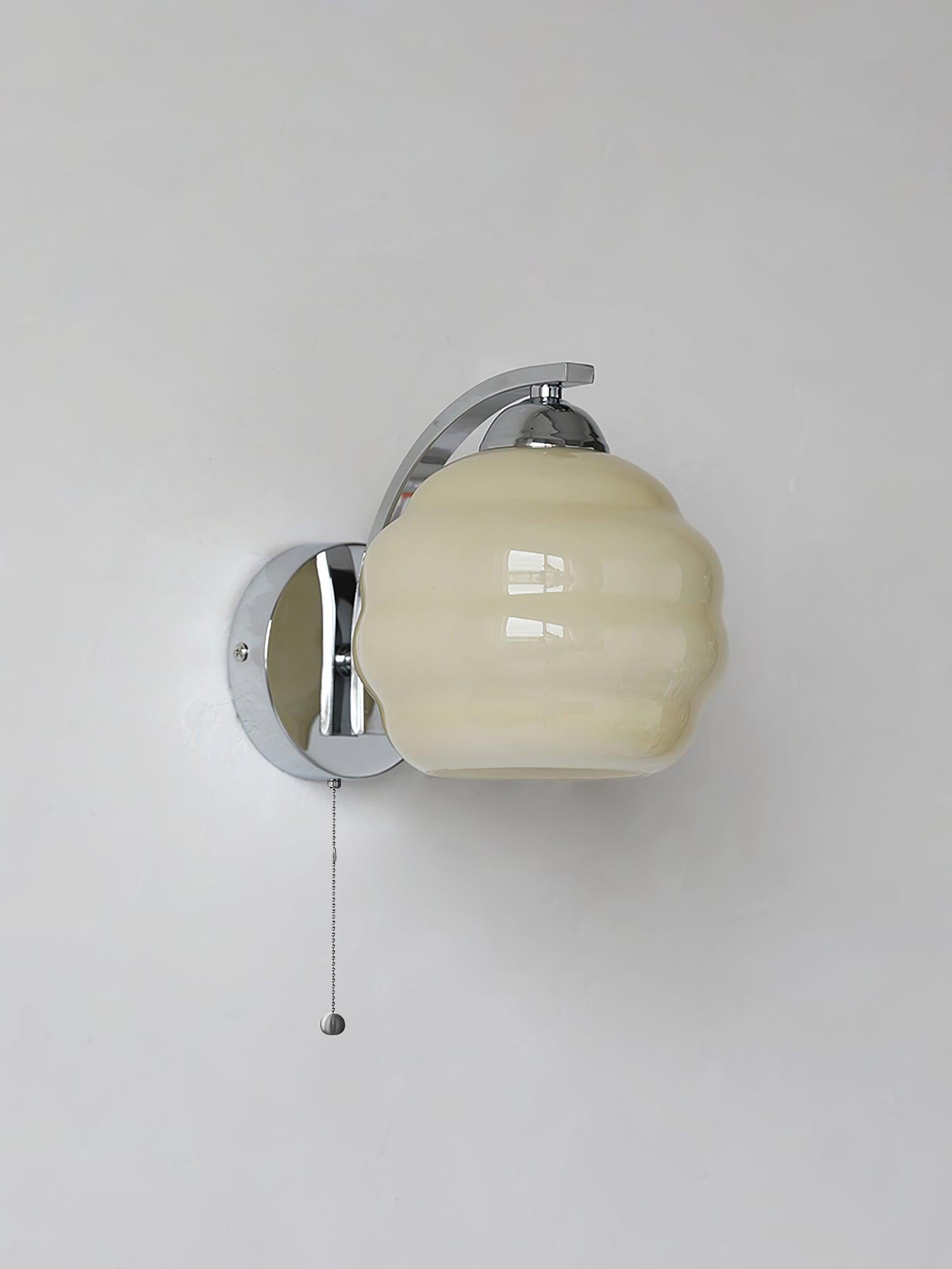 Gatsby Opal Globe Art Deco Wall Light