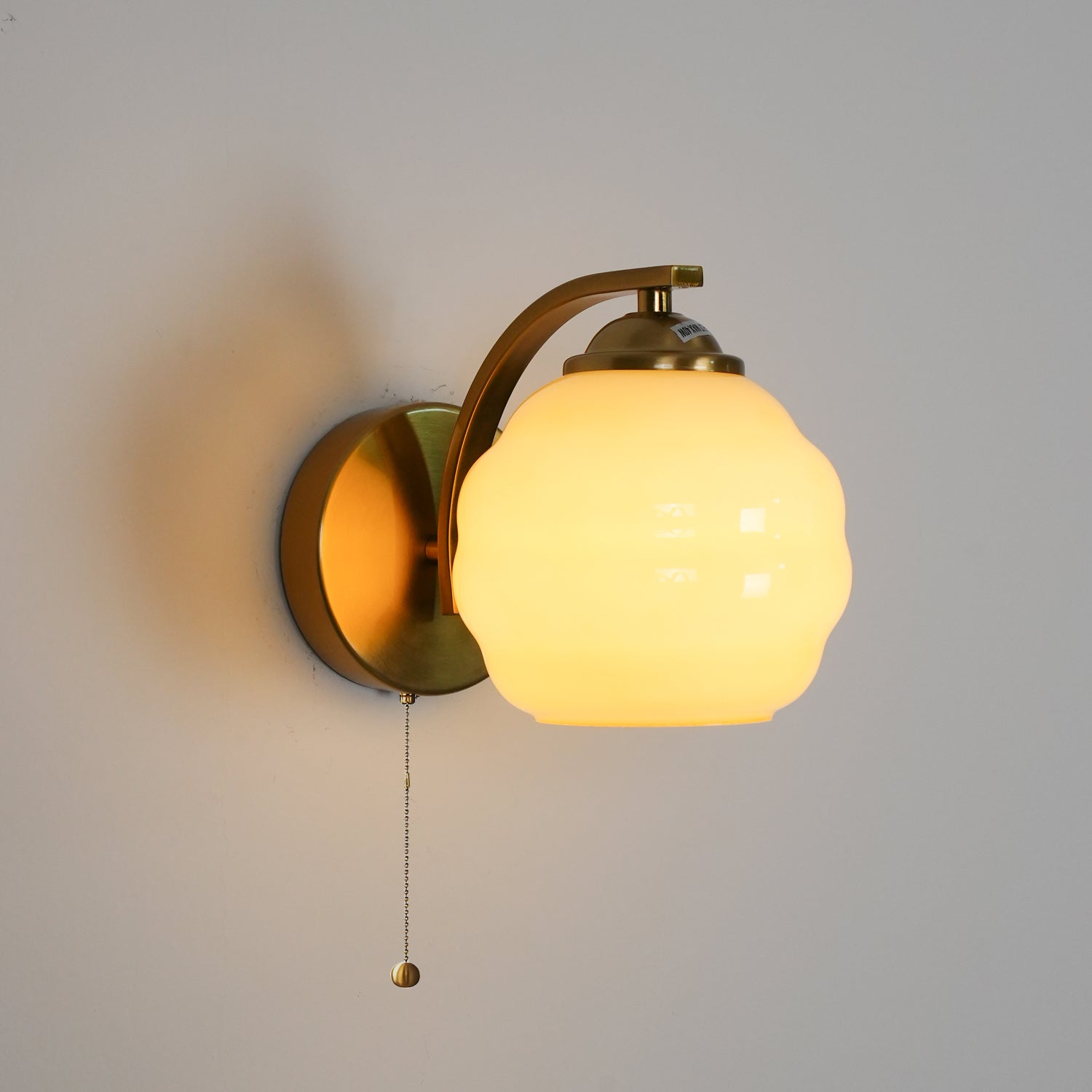 Gatsby Opal Globe Art Deco Wall Light
