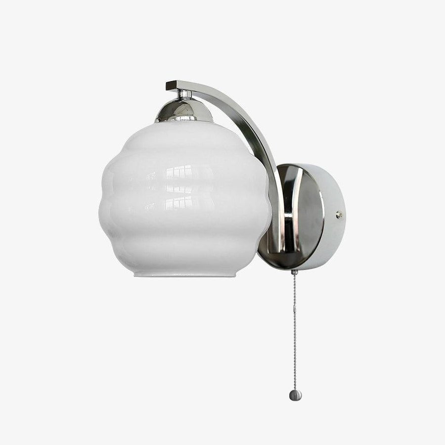 Gatsby Opal Globe Art Deco Wall Light