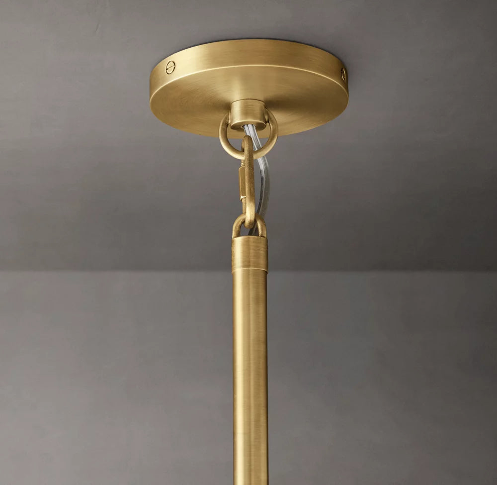 Grand Smoke Crystal Orb Chandelier